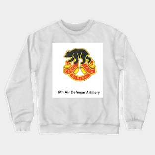 6th Air Defense Artillery (left) Crewneck Sweatshirt